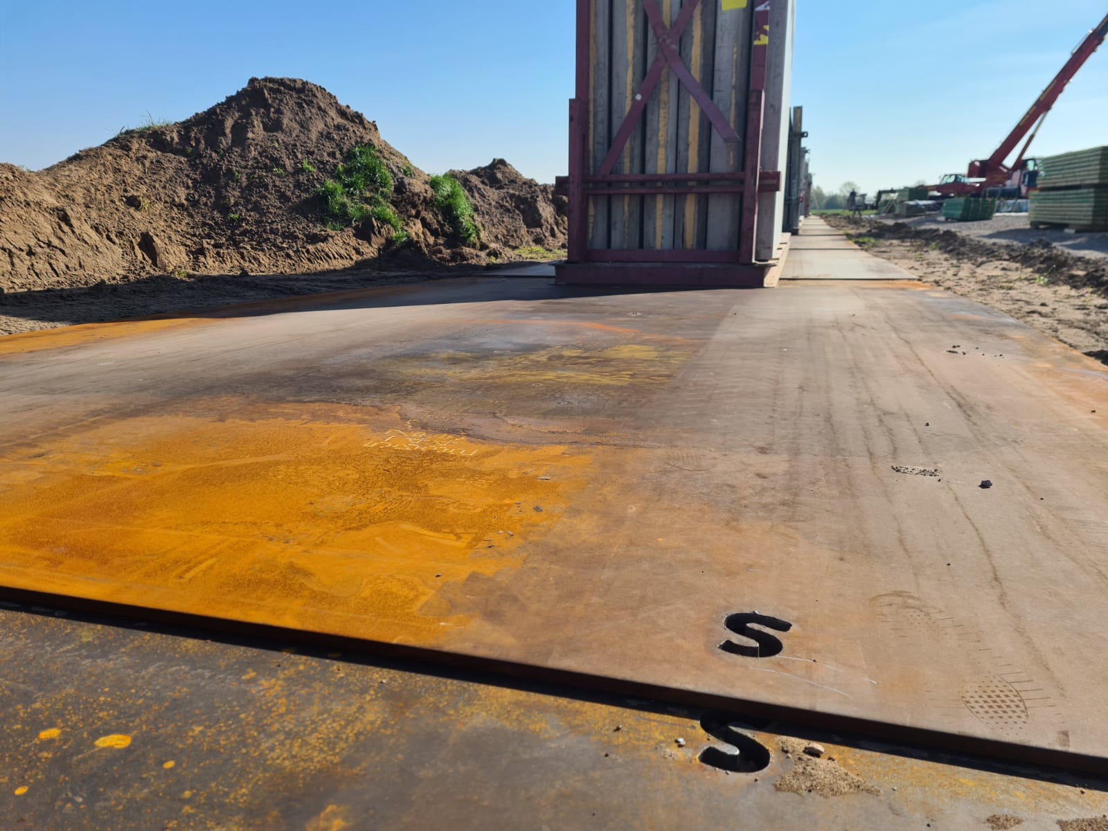 Extra brede rijplaten met S en balast