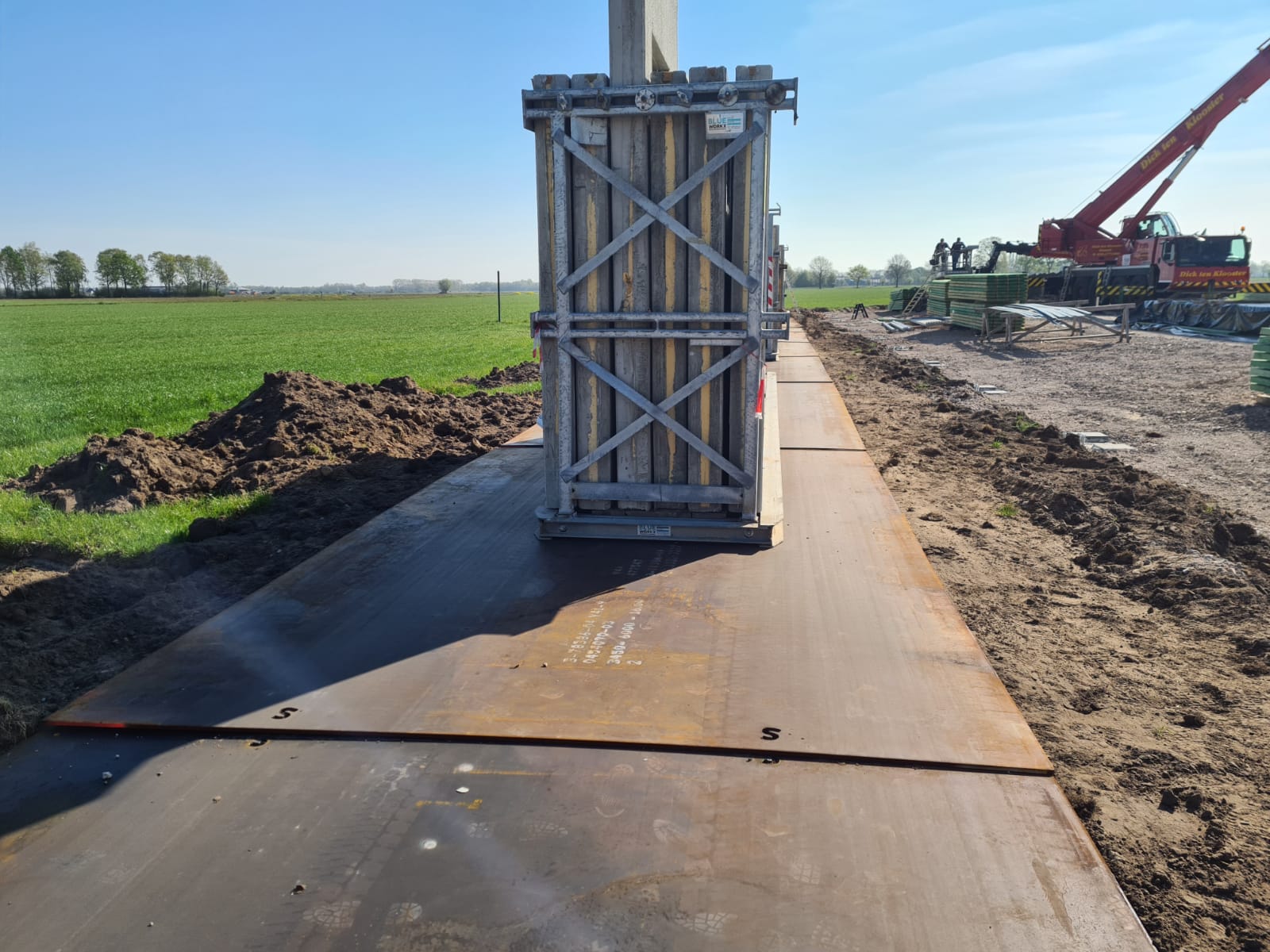 Extra brede rijplaten met balast